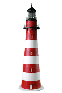 Best Lighthouse Lawn Ornament - Deluxe Stucco Assateague 