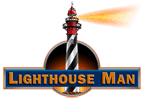 Lighthouse Man Logo