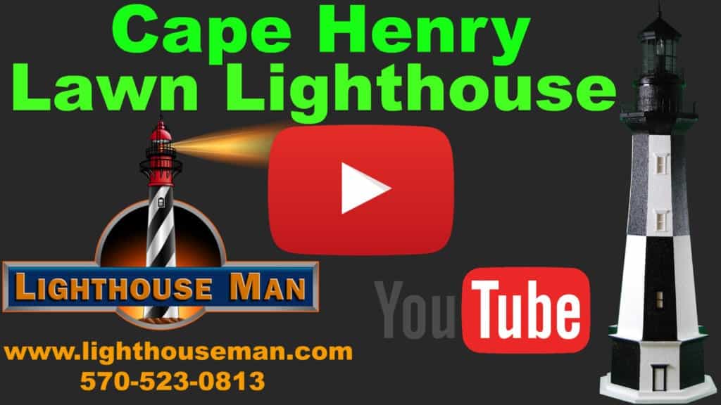 Cape Henry Deluxe Stucco Lawn Lighthouse Video Intro 