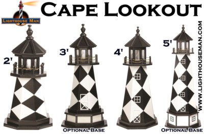 Cape Lookout Amish Wooden Lighthouses