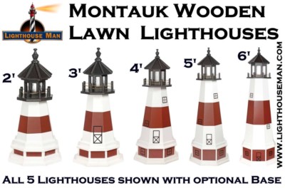 Montauk Amish Wooden Lighthouses