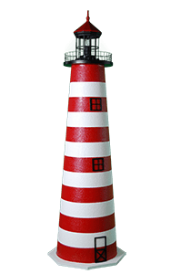 E-Line Stucco West Quoddy Lighthouse