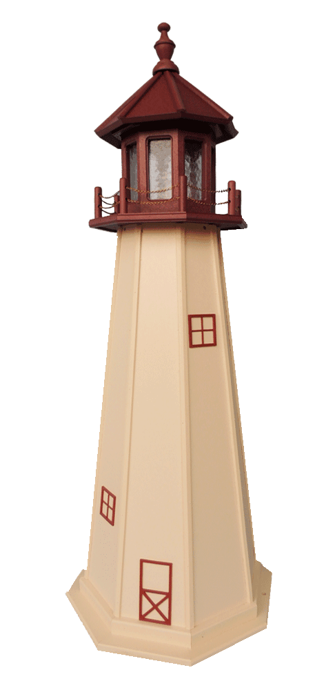 Authentic Polywood Lawn Lighthouses - Lighthouse Man