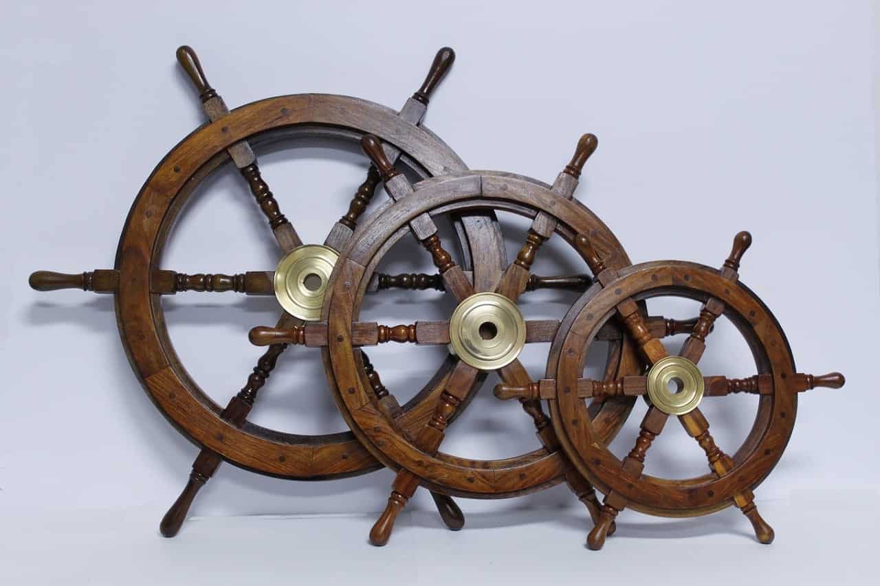 Authentic Decorative Ship Wheels - The Lighthouse Man