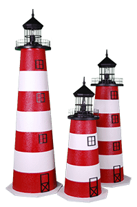 E-line Stucco Assateague Garden Lighthouse