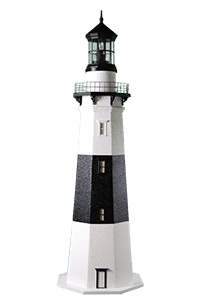 Deluxe Stucco Montauk Lighthouse Replica