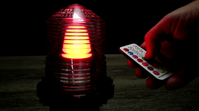 Color Changing Fresnel Lens Red Light