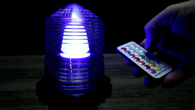 Color Changing Fresnel Lens Blue Light