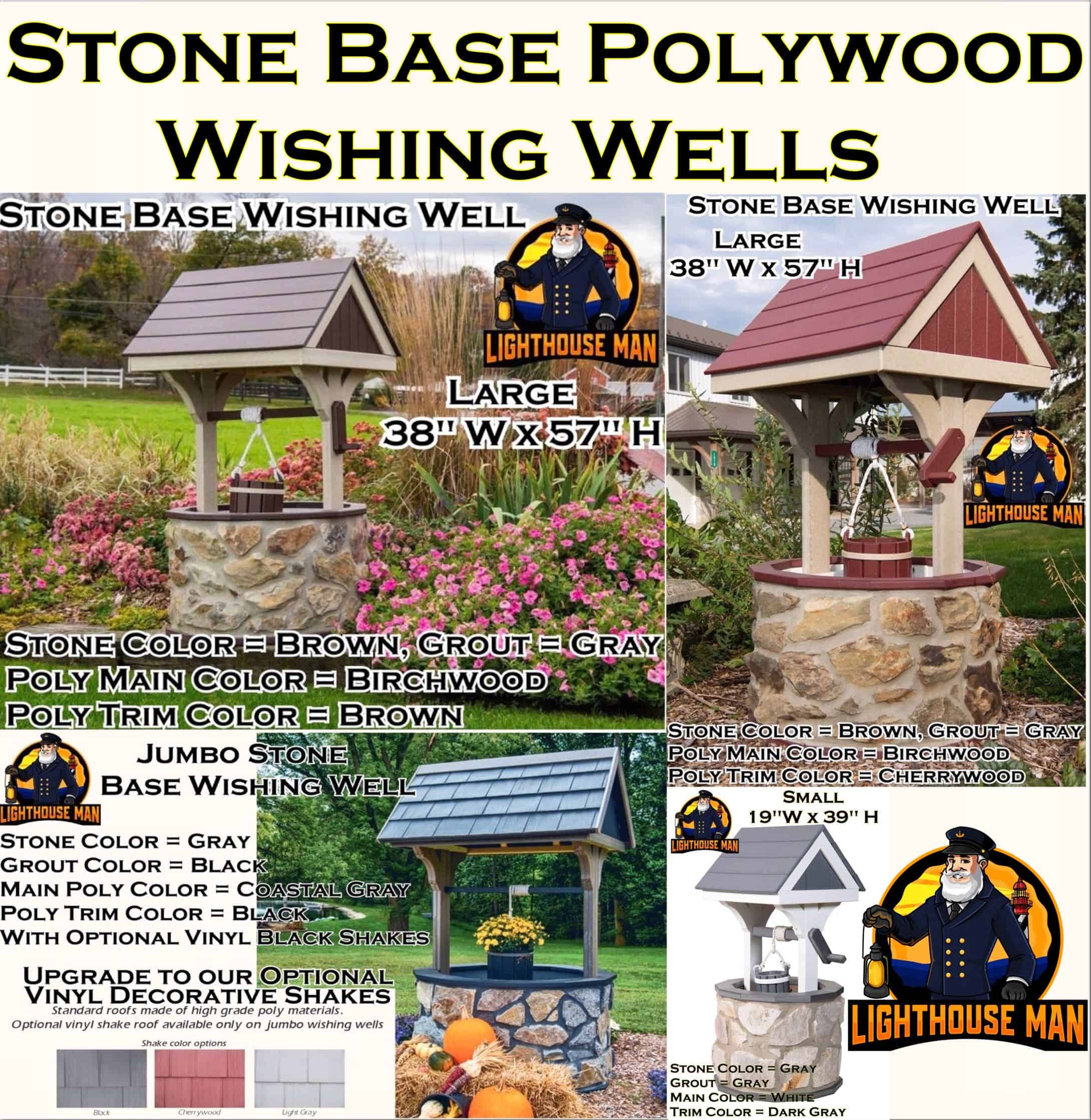 Stone Base Wishing Well Product Picture