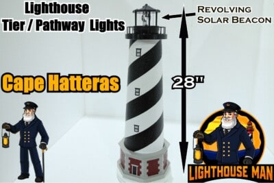 Cape Hatteras Solar Powered Tier and Pathway Lighthouse