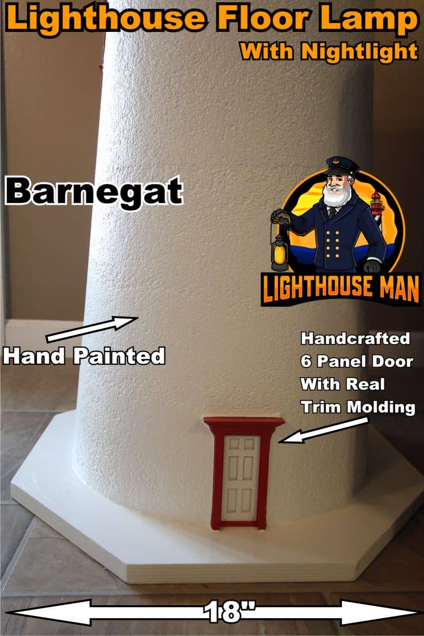 Base for the Barnegat Lighthouse Floor Lamp 