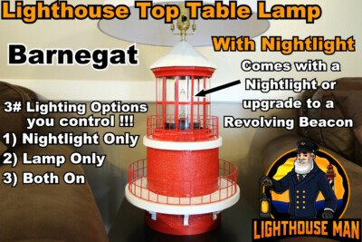 Barnegat Lighthouse Top Sleep Lamp 
