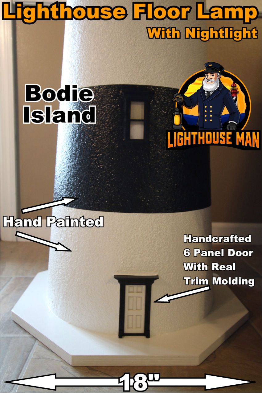 Base for the Bodie Island Lighthouse Floor Lamp 