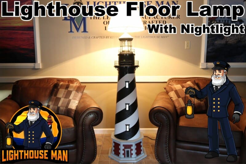 Cape Hatteras Lighthouse Floor Lamp Gifts for Him