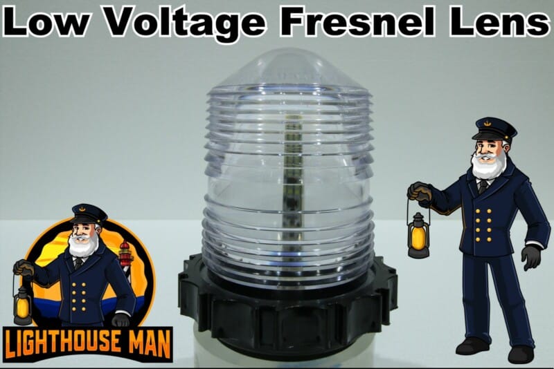 Low Voltage Fresnel Lens Lighthouse Fixture 