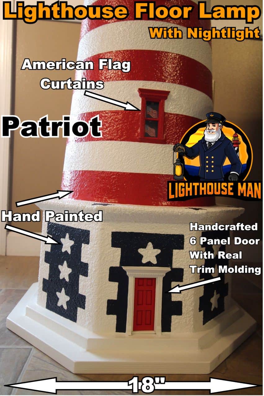 Base for the Patriot Lighthouse Floor Lamp 