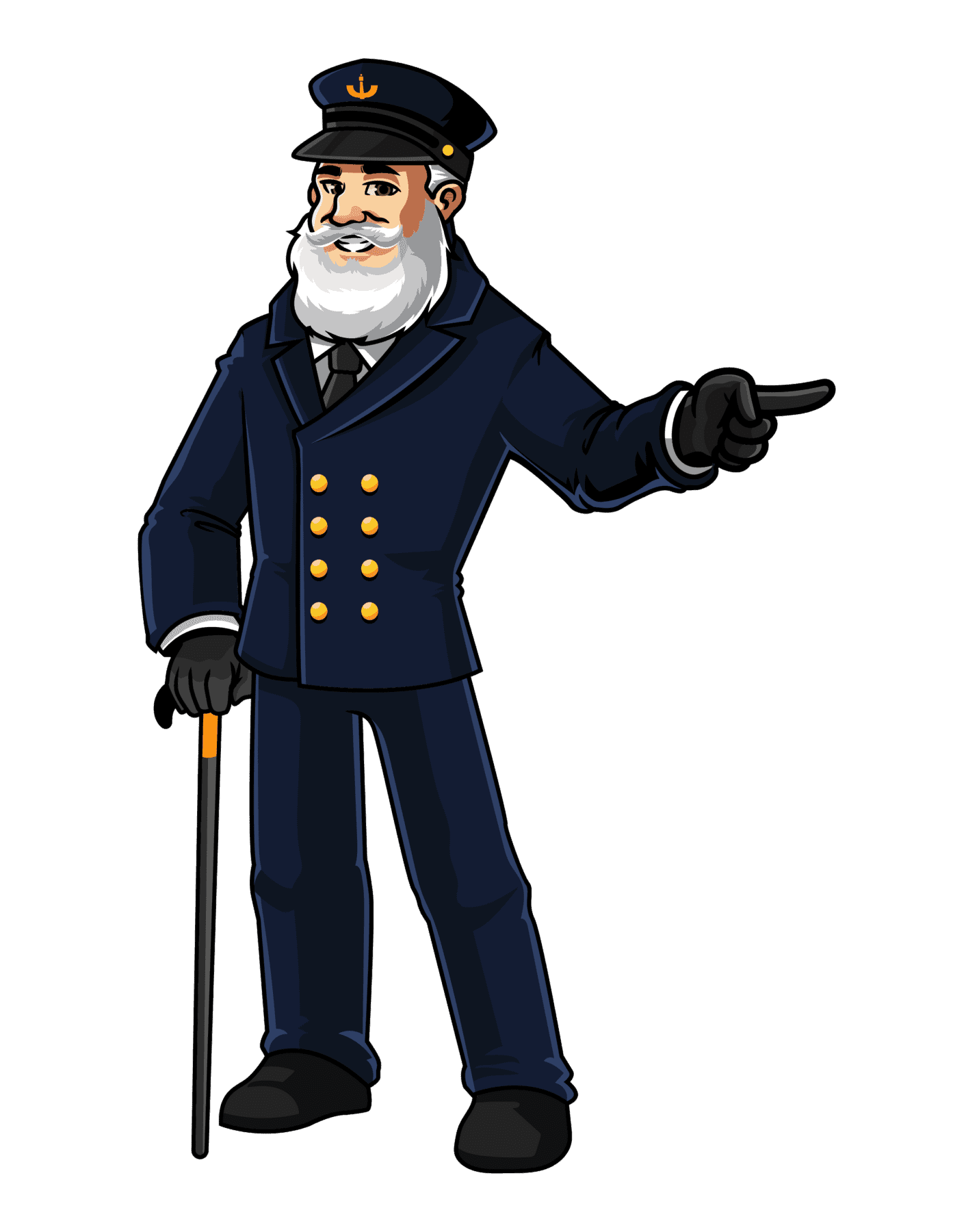 Lighthouse Man new pose 3-02 Lighthouse Man Logo Pointing right