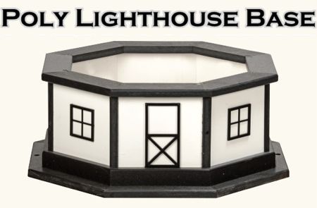 Poly Lumber Lighthouse Base