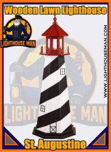 St. Augustine Wooden Lawn Lighthouse