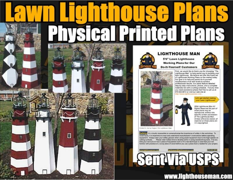 Lawn Lighthouse Plans for Him 