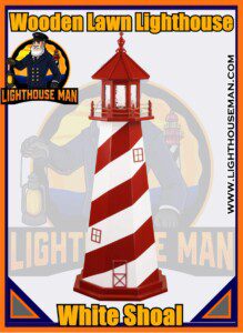 White Shoal Wooden Lawn Lighthouse