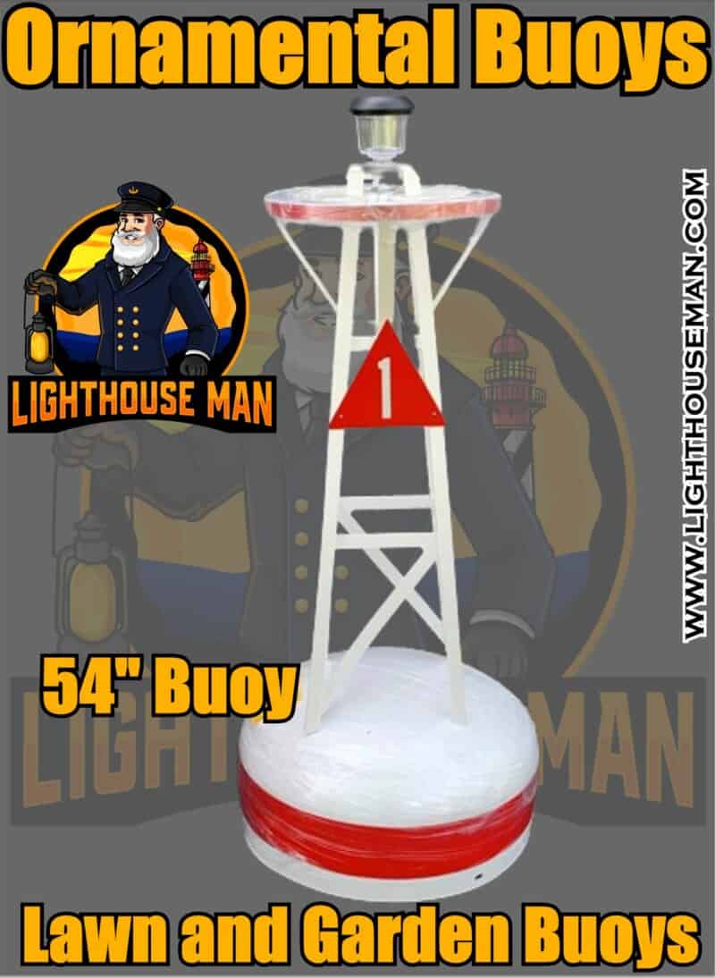 Lawn and Garden Ornamental Buoy Large Red