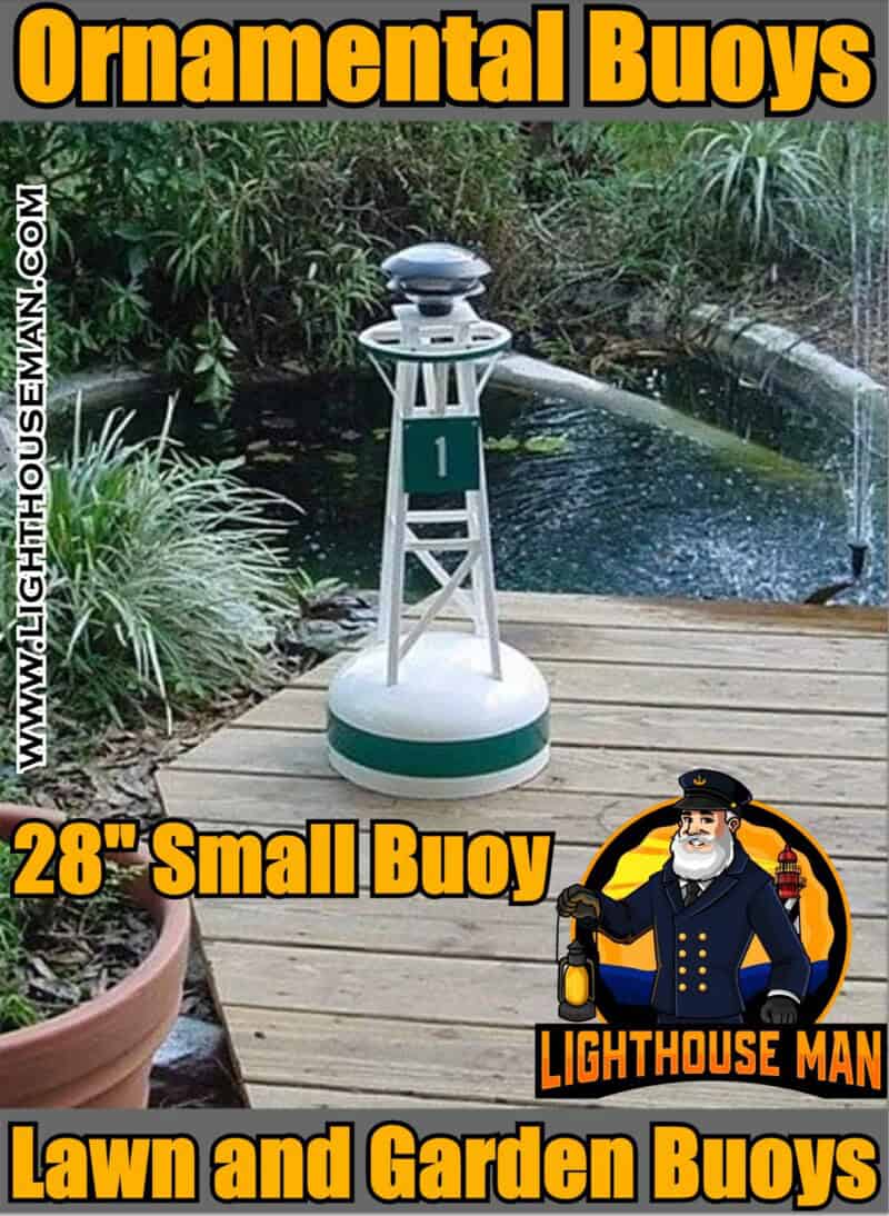 Ornamental Lawn and Garden Small Green Buoy
