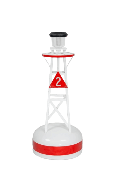 Small Red Ornamental Lawn Buoy 