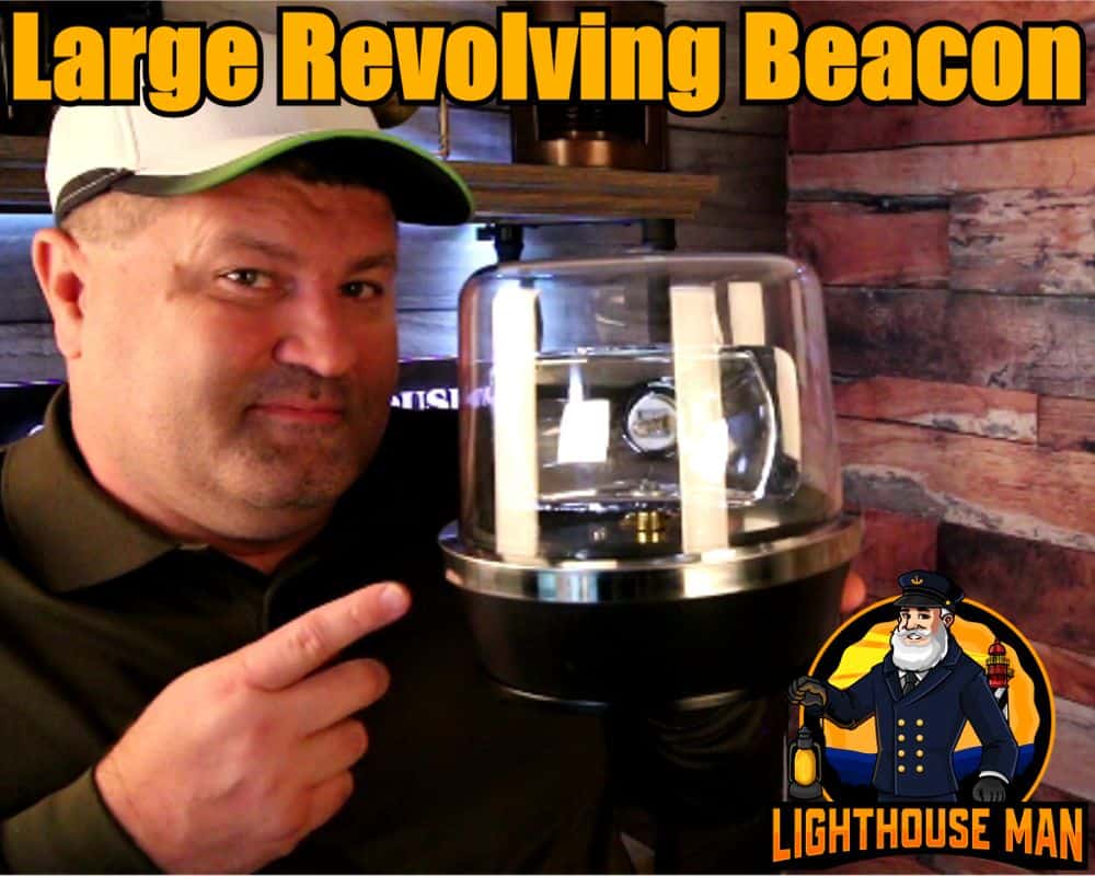 Large Revolving Beacon Lighthouse Fixture