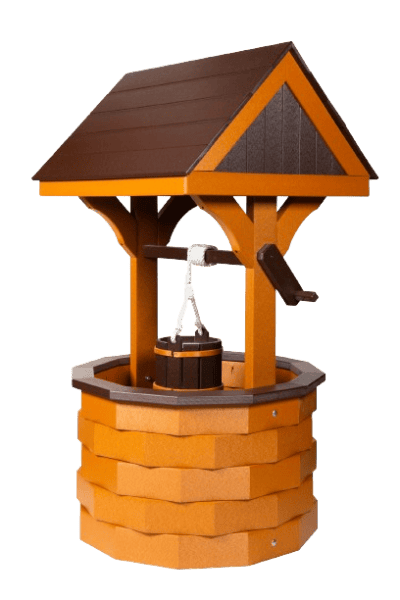 Wishing Wells For All Seasons Cedar and Brown