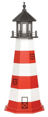 5' Poly Assateague Yard Lighthouse