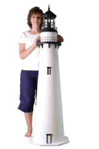 Cape Cod Yard Lighthouse With Model