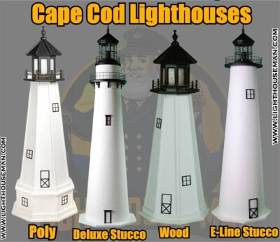 Cape Cod Yard Lighthouses
