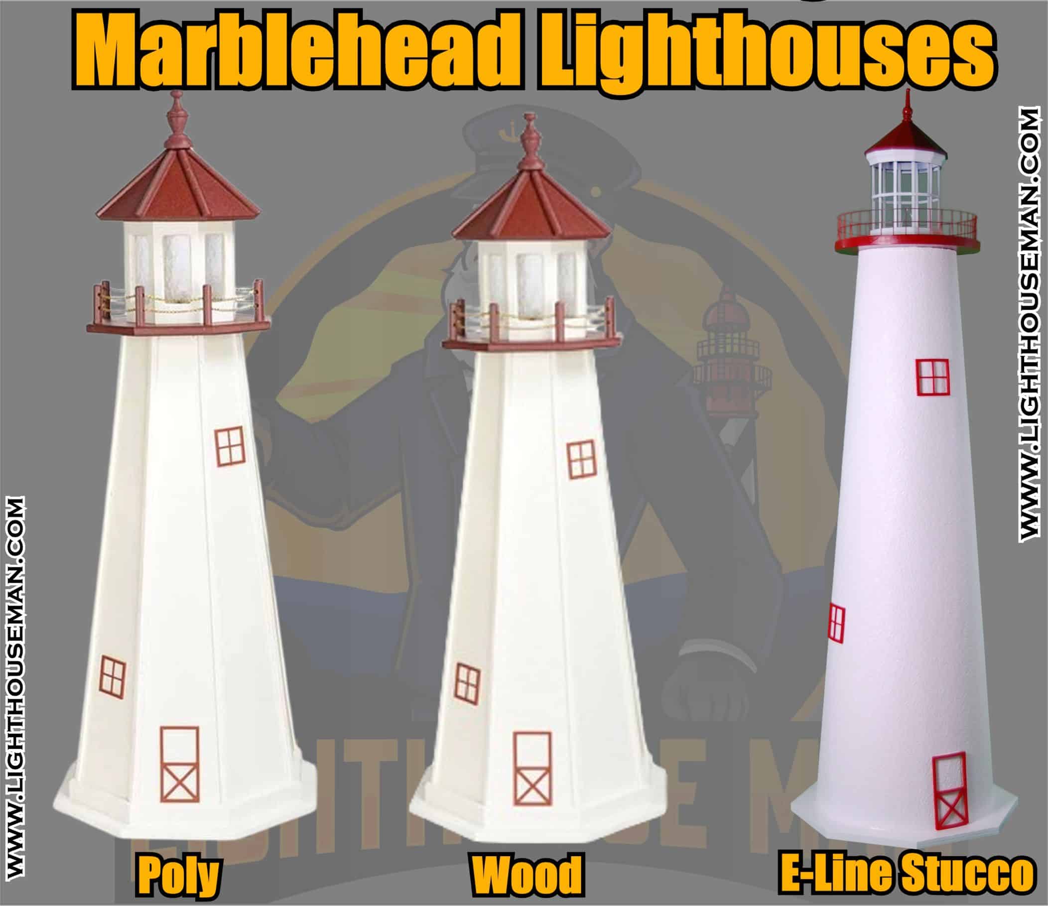 Marblehead Lighthouse Yard Ornaments