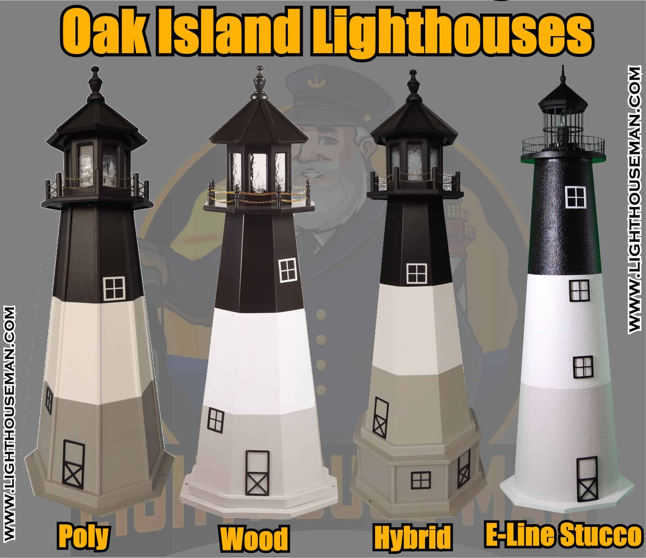 Oak Island Lighthouse Yard Ornaments