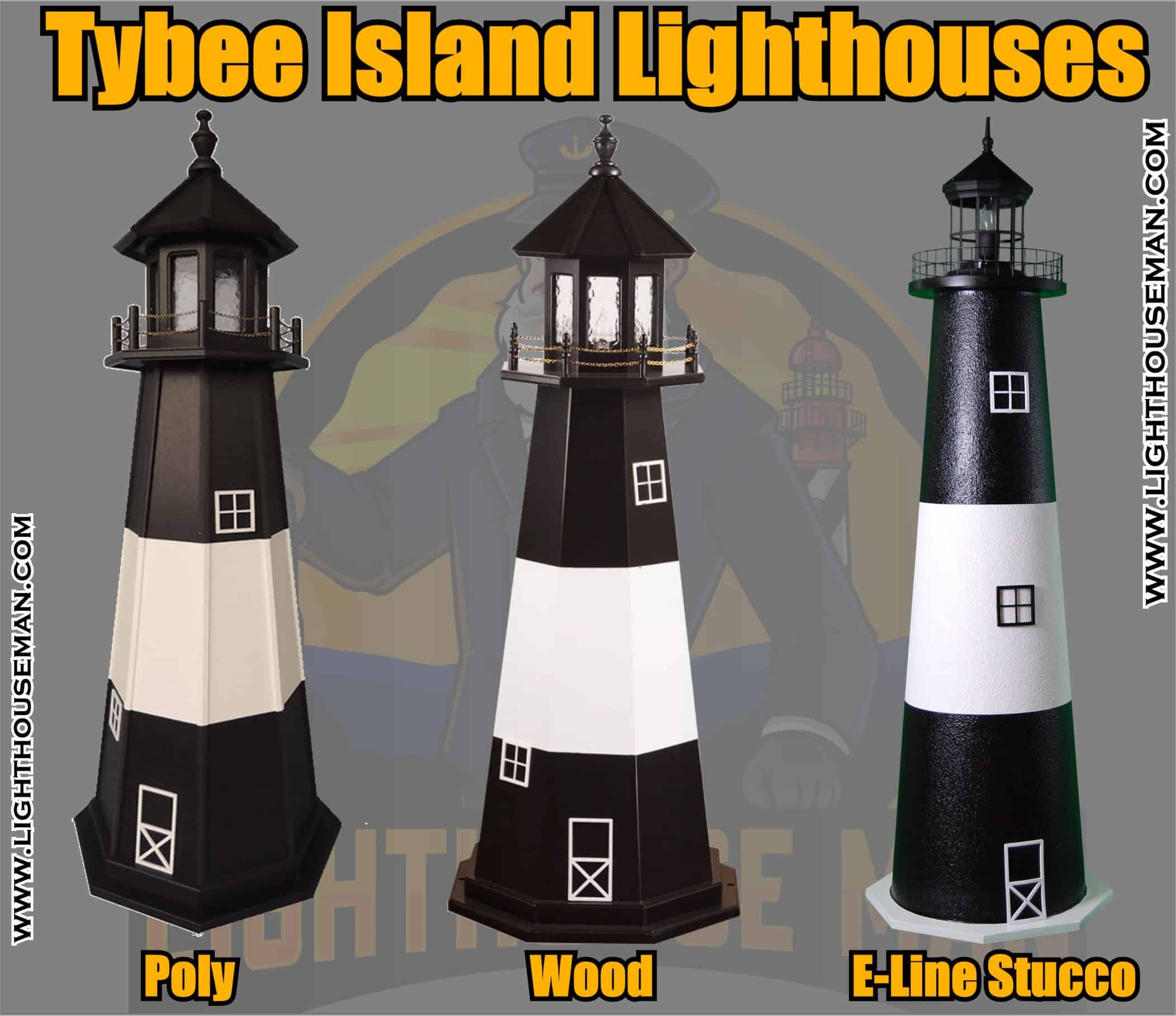 Tybee Island Lighthouse Yard Ornaments