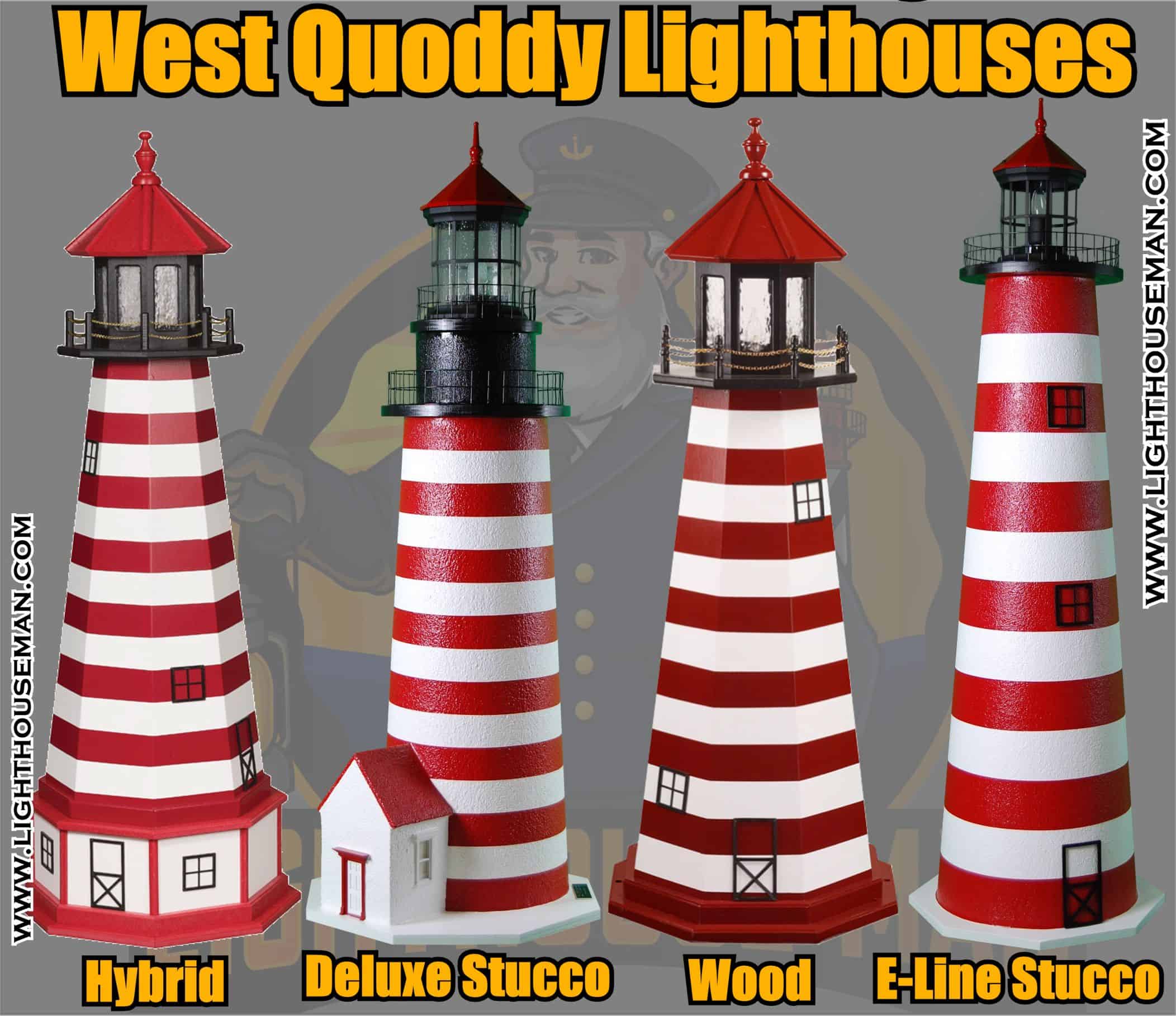 West Quoddy Lighthouse Yard Ornaments