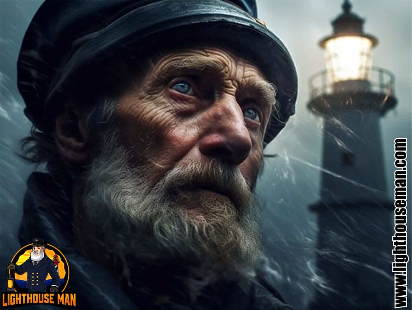 Lighthouse Keeper In a Storm Lighthouse Keeper In a Storm
