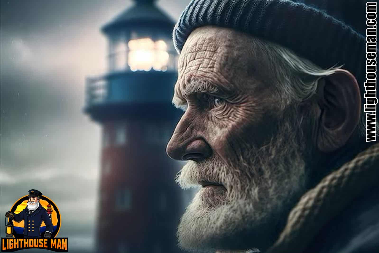 Lighthouse Keeper with Lighthouse Life and Duties of a Lighthouse Lightkeeper