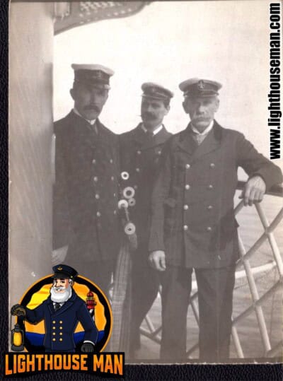 Lighthouse Keepers on Catwalk