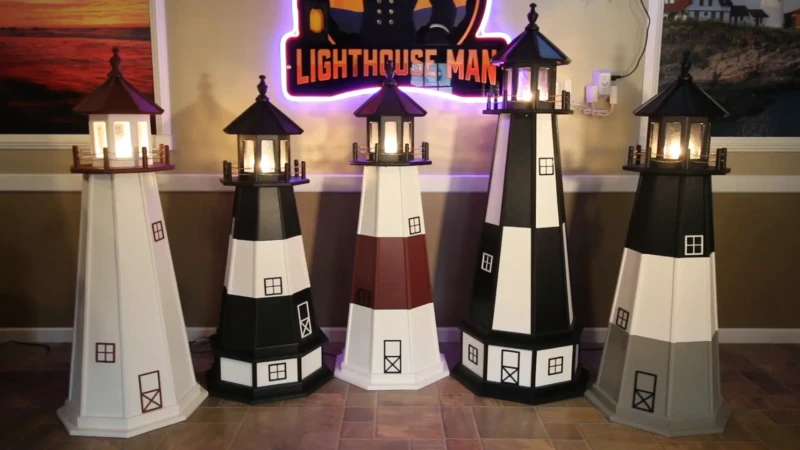 Beauty of Poly Lighthouse Garden Ornaments