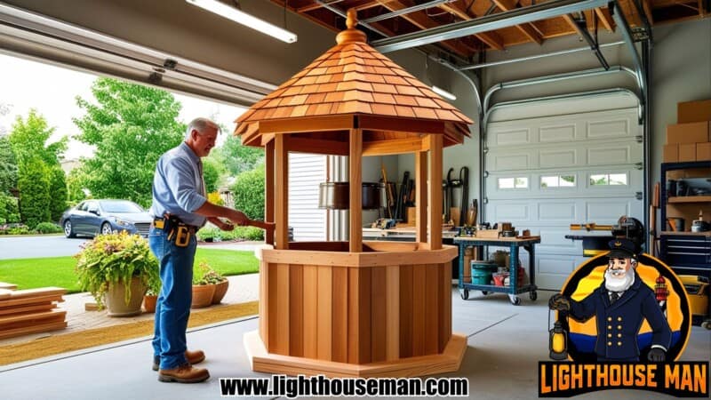 How to Build a Yard Wishing Well Lawn Ornament