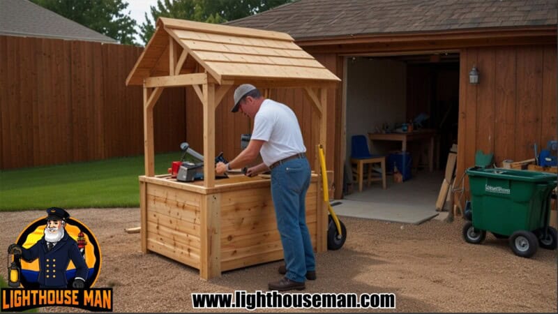 How to Build a DIY Outdoor Wishing Well