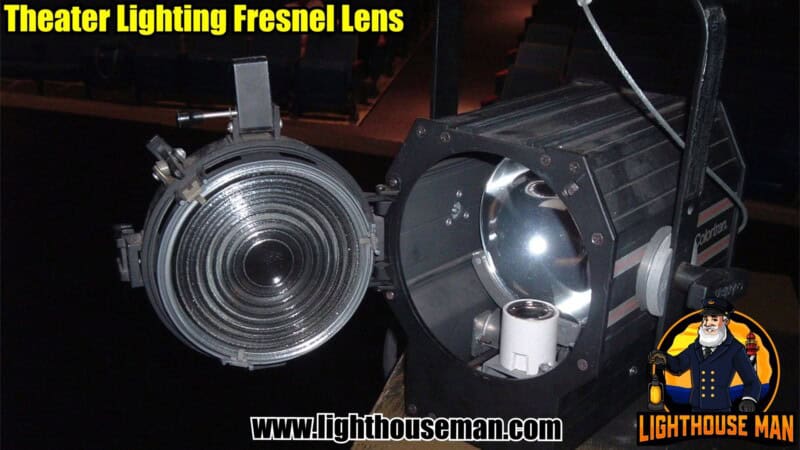 Theater Lighting with Magnifying Lens