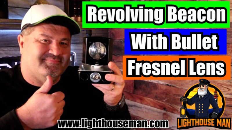 Revolving Beacon Bullet Fresnel Lens