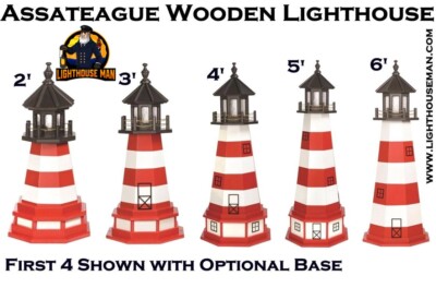 Assateague Amish Wooden Lighthouses