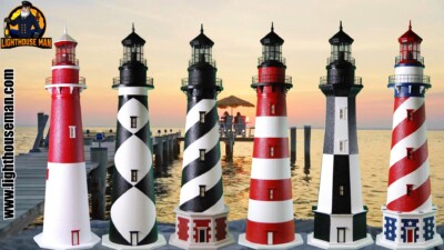 Authentic Lighted Lighthouse Decor